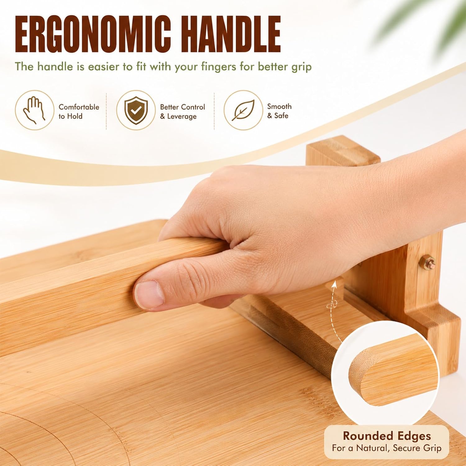 SHENLIU 10" Square Bamboo Tortilla Press with 60 Parchment Papers & Scraper