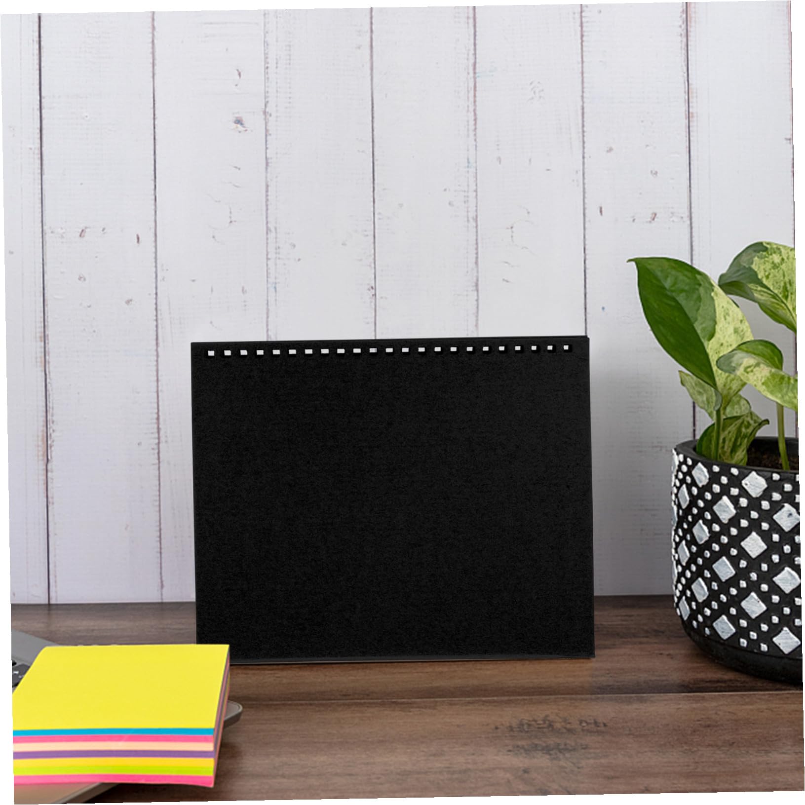 12 Szt. Sztuk Podstawka Do Kalendarza Biurkowego DIY z Wieloma Otworami Stabilna Baza z Opalizującego Papieru Trójkątna Podstawka Praktyczna i Elegancka Dekoracja Biurko
