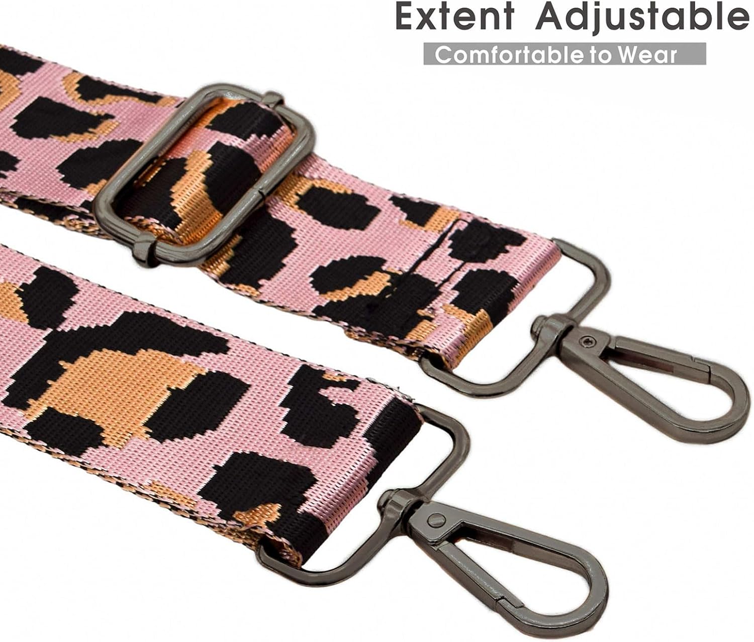 Replacement Purse Strap Shoulder Strap Adjustable Crossbody Strap for Women Crossbody Wide Shoulder Bag image 4