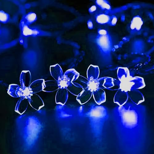 100 LED Light Up Flowers String Lights for Bedroom Romantic