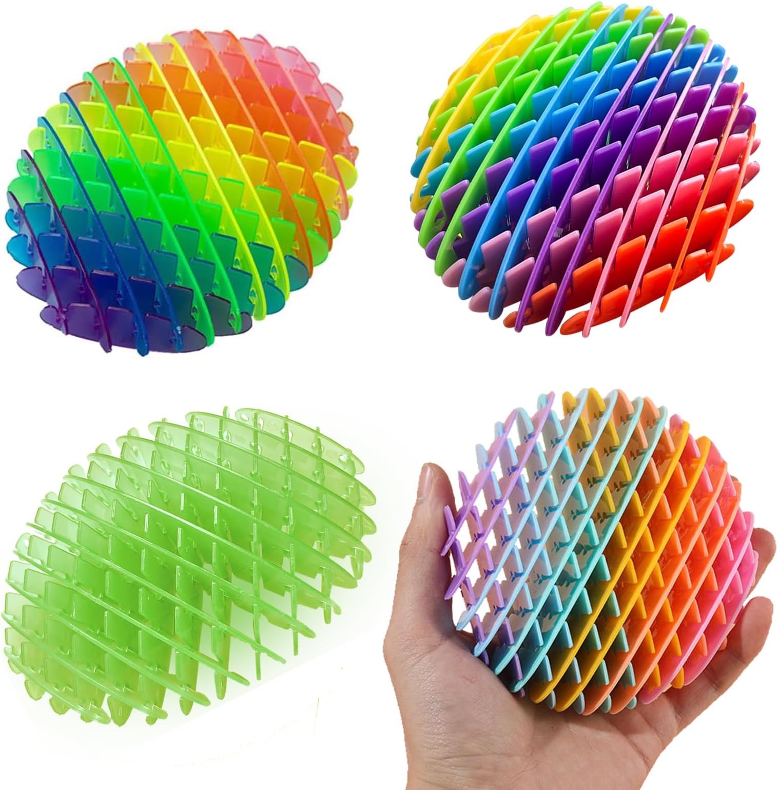 4 Pcs Fidget Worm Toy,Morph Worm, Fidget Worm,Worm Fidget Toy, Colorful Funny Pocket Fidget Toy, Resistance Anxiety Toy(Solid Color, Transparent Color, Macron Color, Luminous Green)