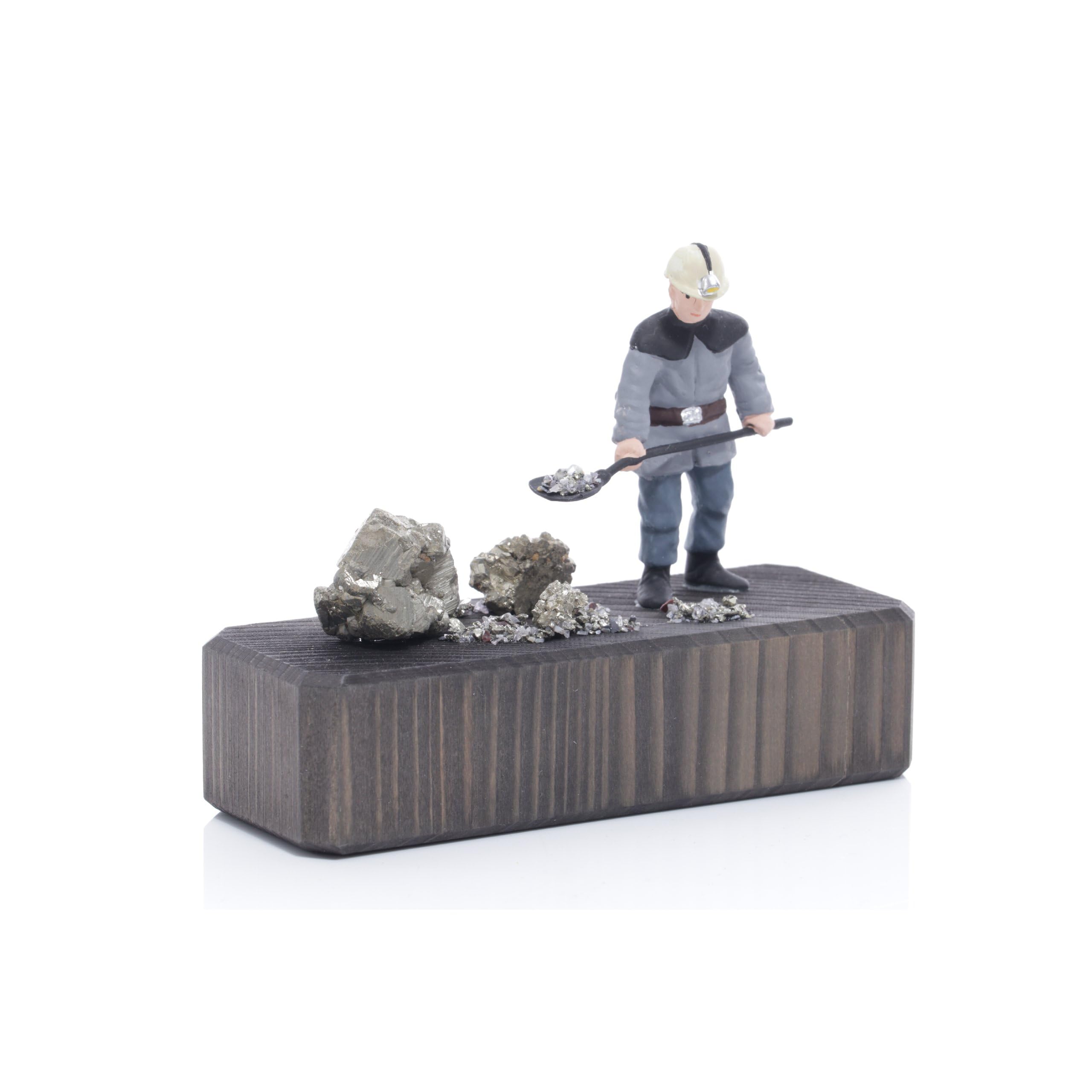Socle à wismuth Minibergwerk pour décorer un bureau moderne