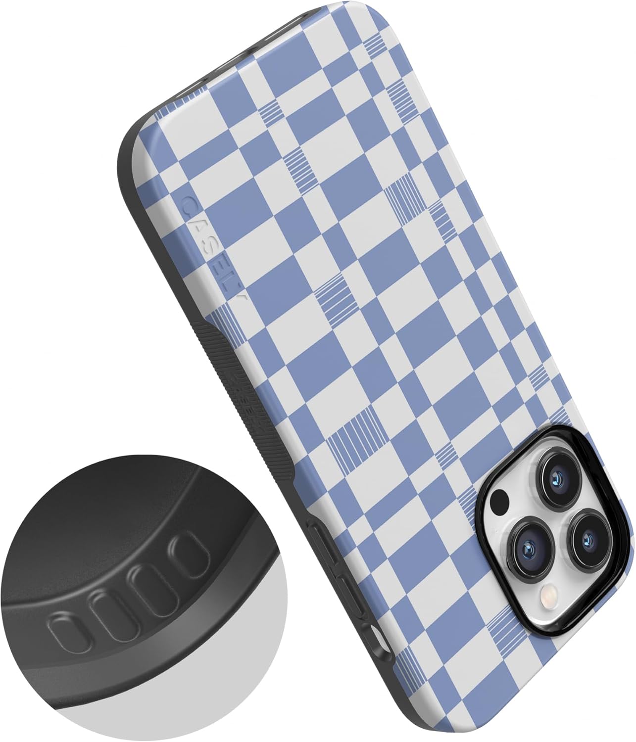 Casely iPhone 14 Pro Max Case | Reality Check | Periwinkle | Bold Protective Design | Compatible with MagSafe - Image 4