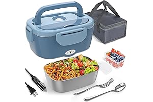 Electric Lunch Crockpot: Effortless Meal Heating On-the-Go