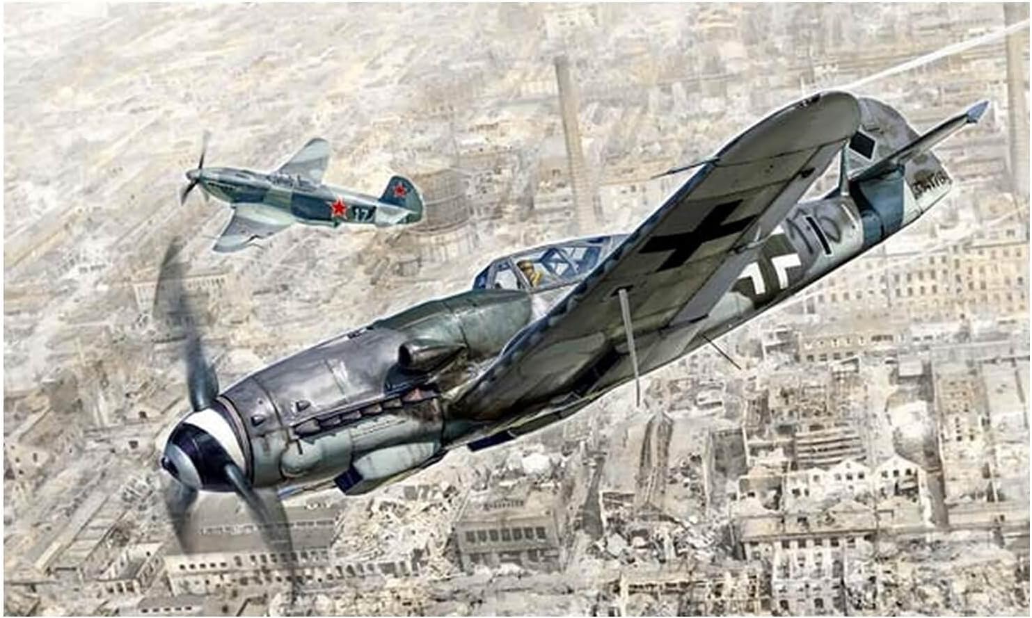 Italeri 2805S 1:48 Knife Blade BF109K-4, Construction, Stand Model Making, Crafts, Hobby, Gluing, Plastic kit, Detailed
