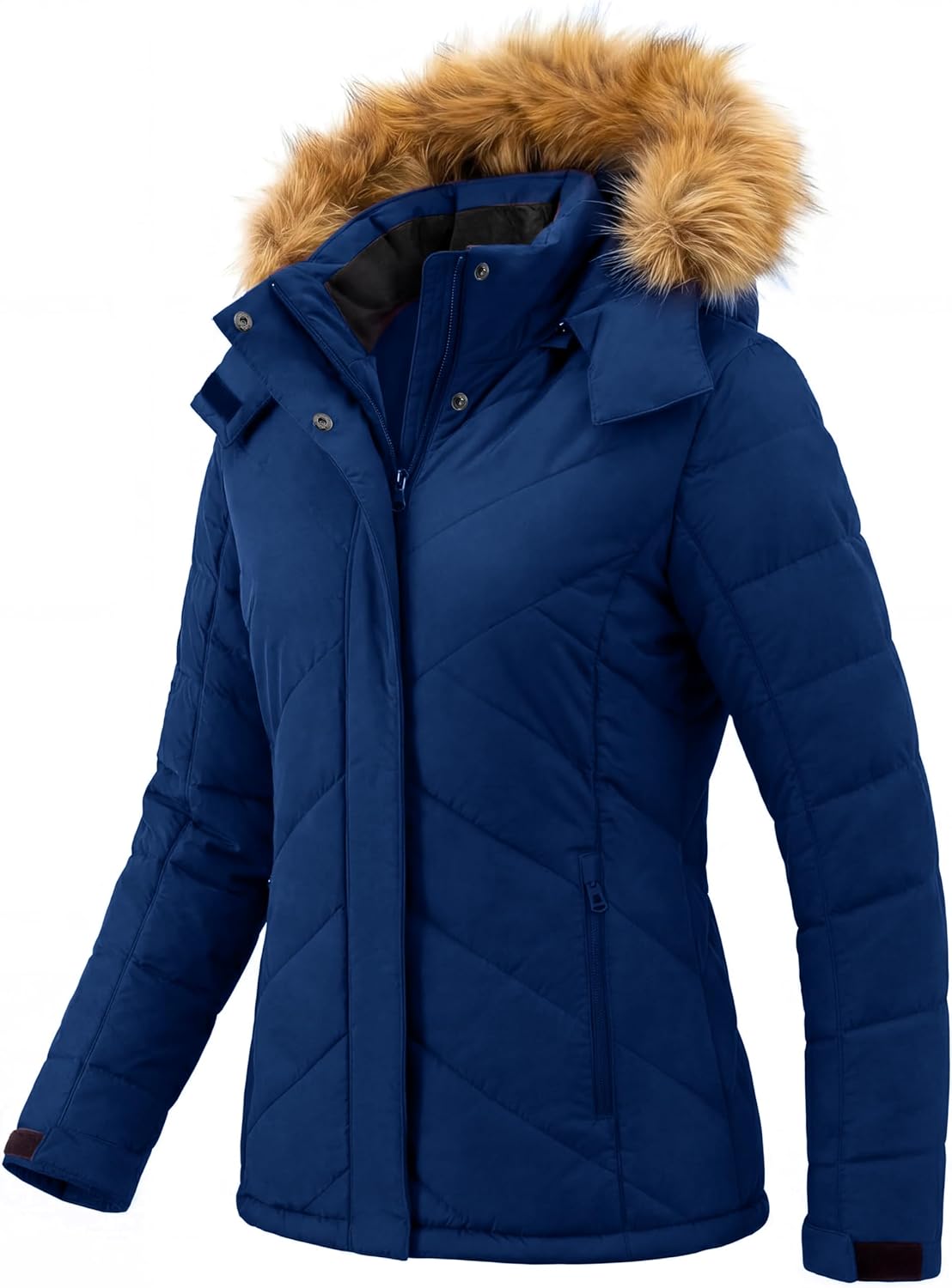 wantdo Women's Waterproof Ski Jacket Hooded Snow Coat Mountain Winter Parka Snowboarding Jackets