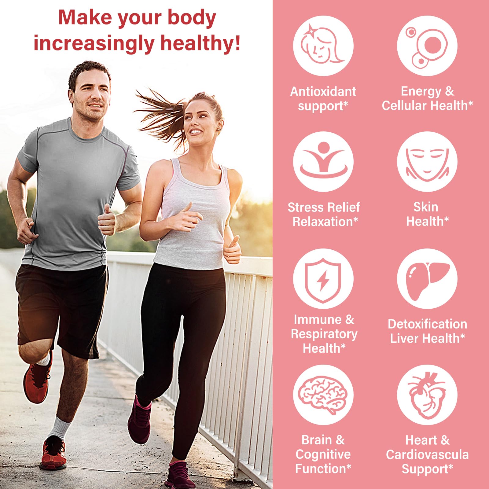 glutathione for runners Amazon.com: OMOGS Glutathione & NAC Supplement, with vtamin B & Selenium,  Supports Liver Health, Cellular, Antioxidant, Energy Production & Immune,  Vegan & Gluten-Free, 90 Veg Capsules. : Health & Household