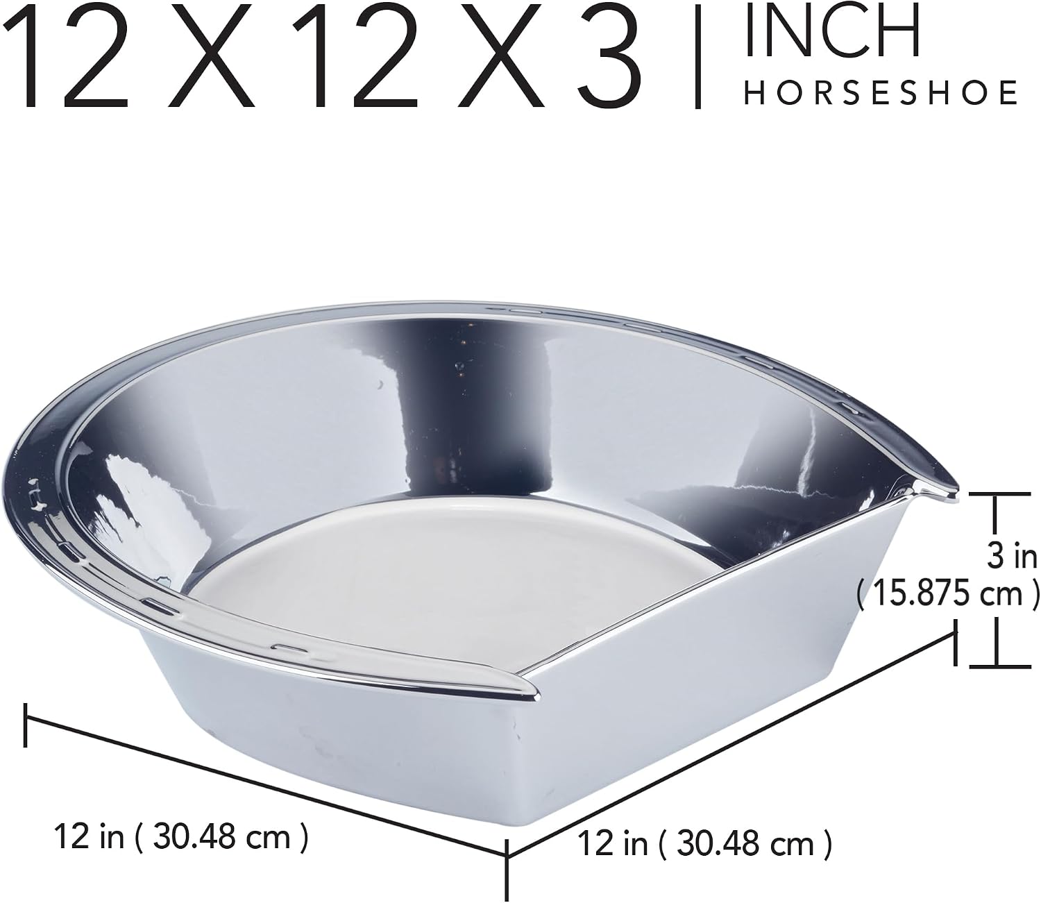 Derby Day at the Races Silver Plated 3-D Horseshoe Serving Bowl–Make a statement with this lustrous equestrian centerpiece, perfect for race day celebrations, fine dining, and elegant entertaining.