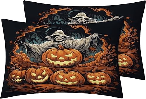 Miniatura 74 de Sábanas de murciélago tamaño individual – Juego de sábanas de Halloween para niños y niñas, juego de sábanas en blanco y negro, microfibra suave