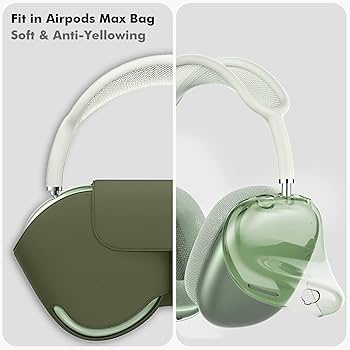 Amazon | NIUTRENDZ AirPods Max カバー クリア ケース ソフト TPU
