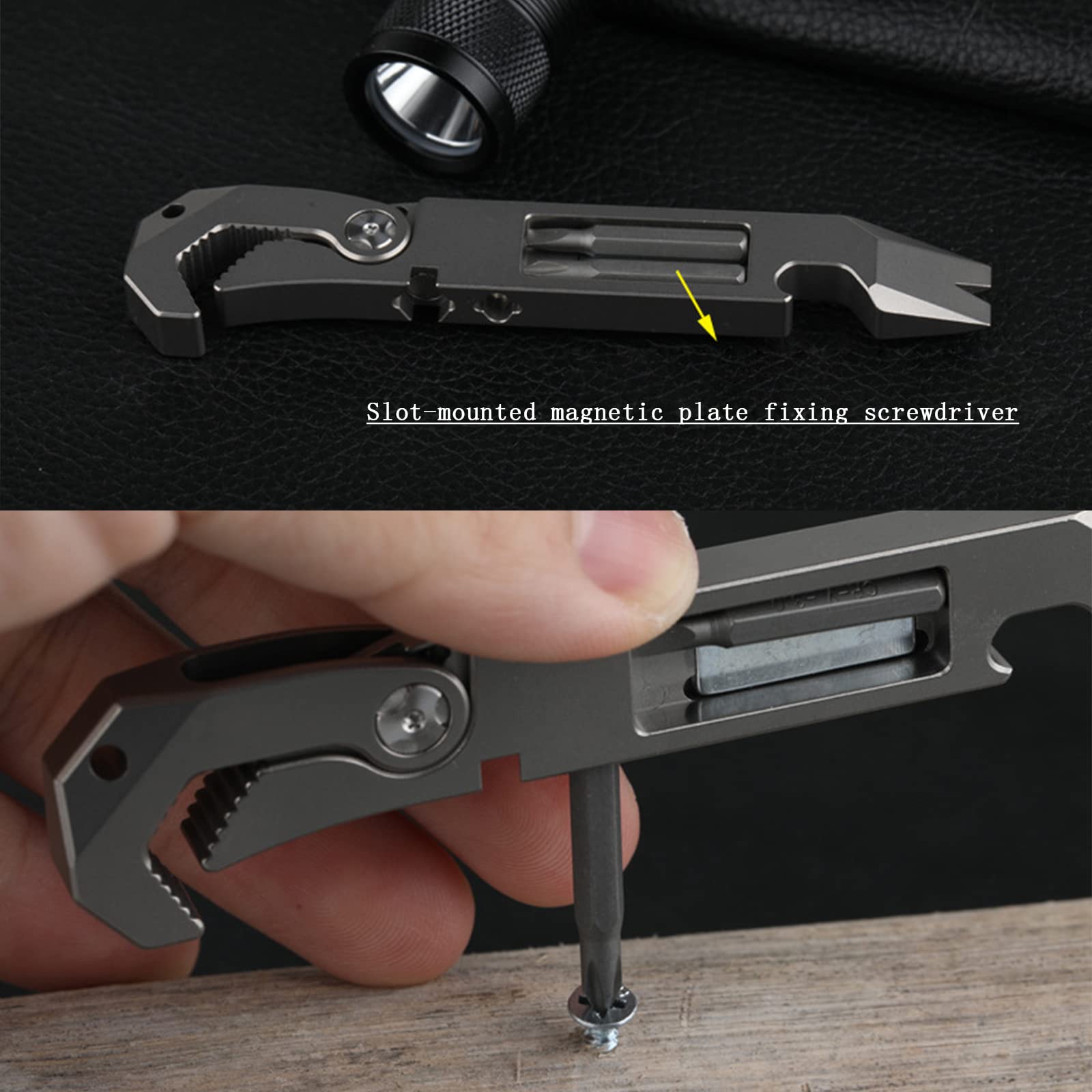 Amazon.co.jp: EDC チタン製プライバー 多機能プライバーセット EDC