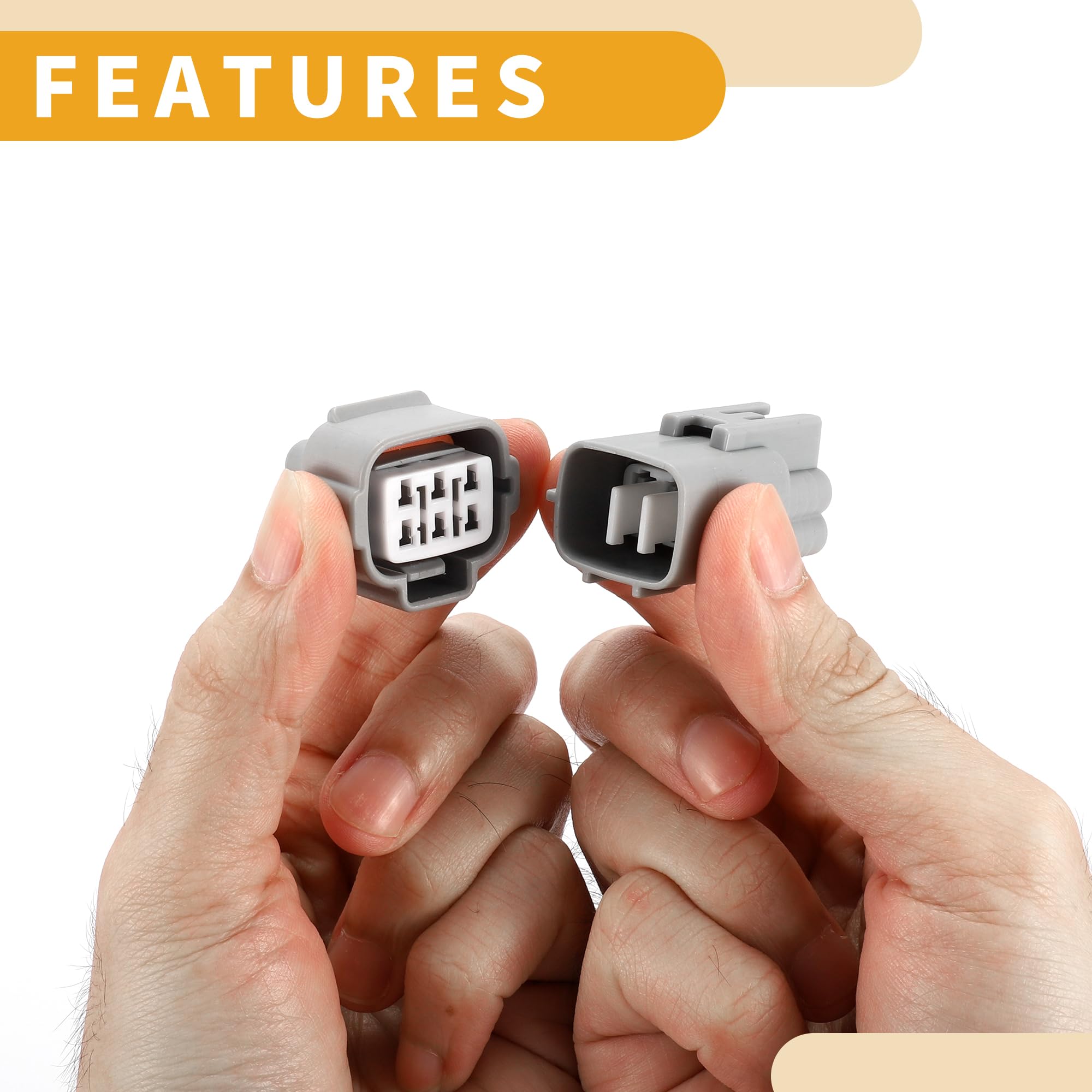 Amazon.com: Partuto 6 Pin Accelerator Pedal Connector Plug - Car