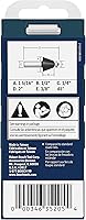 Vista 5 de BOSCH 85298MC Broca de enrutador de chaflán con punta de carburo de 1-5/16 pulgadas x 45°