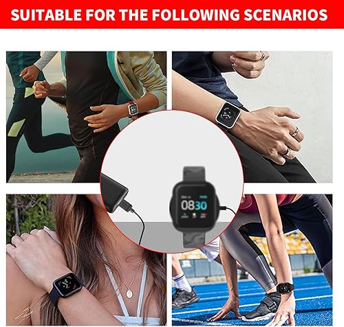 Miniatura 4 de Cable de carga USB para reloj inteligente iTouch Wearables Air 3 y reloj inteligente iTouch Sport 3, base de carga de repuesto compatible con iTouch