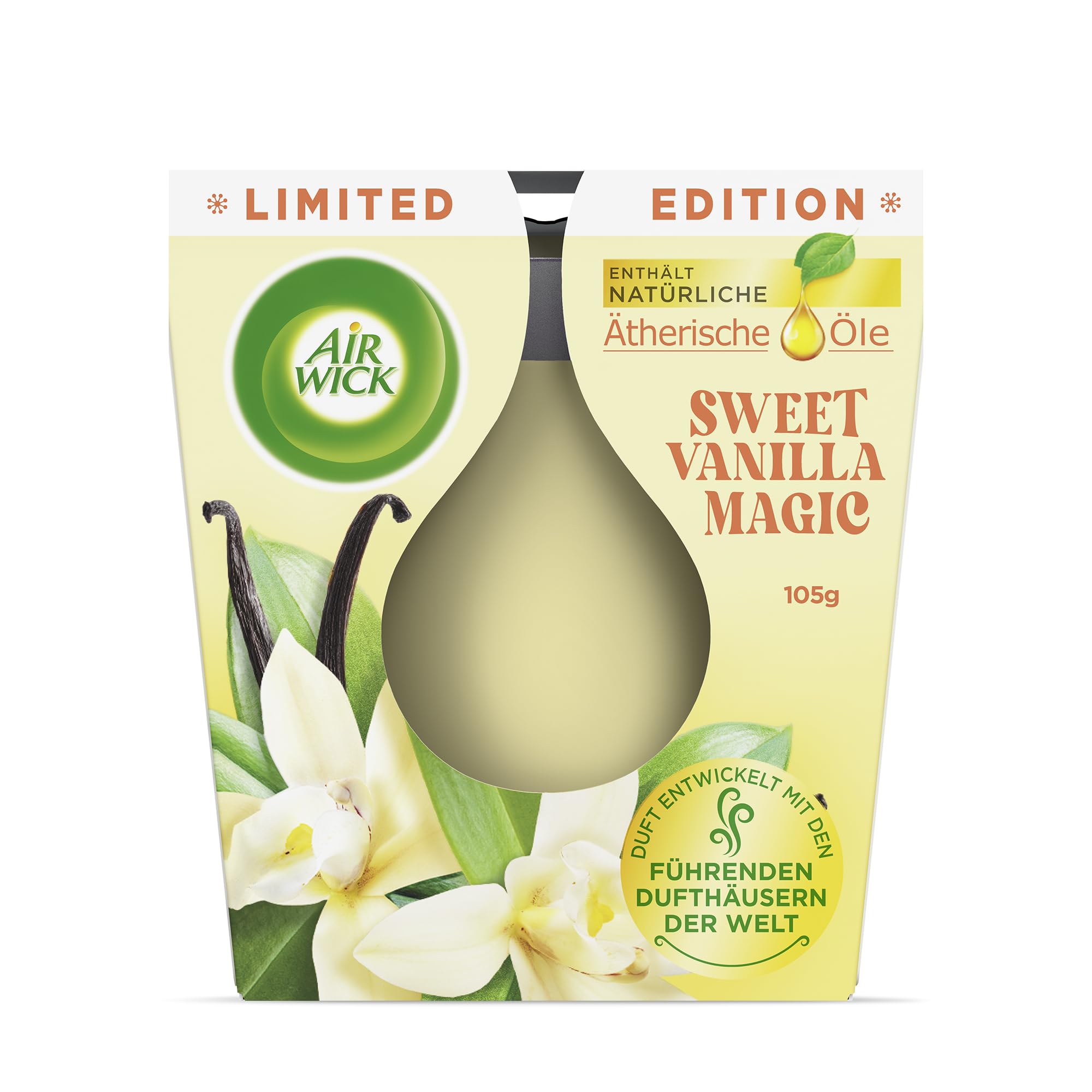 Image secondaire de Bougies parfumées Air Wick Sweet Vanilla Magic - Lot de 6 - Bien-être et détente
