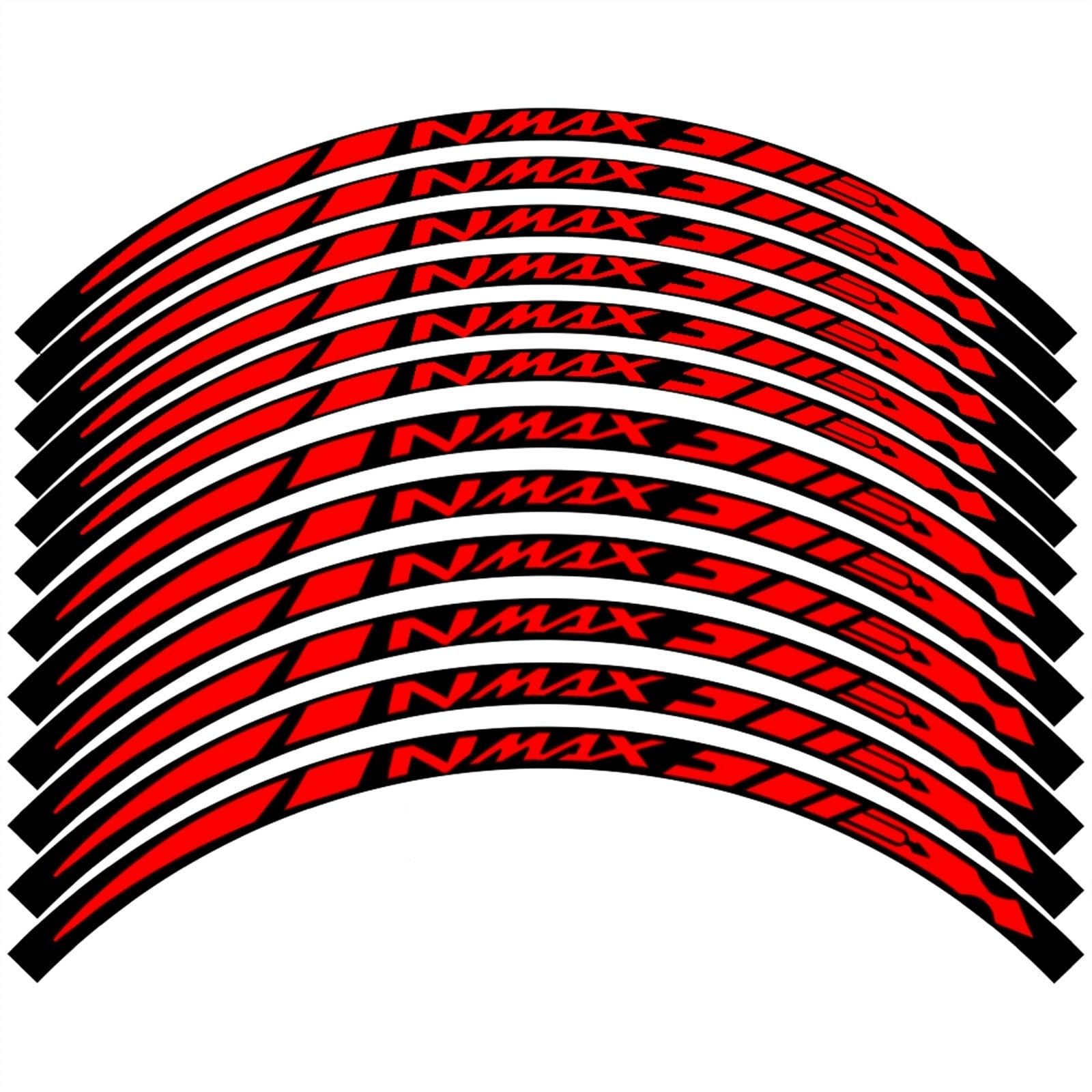 for for NMAX 155 for NMAX155 for Nmax155 Wheel Stickers Motorcycle Sticker Wheel Rim Decal(8)