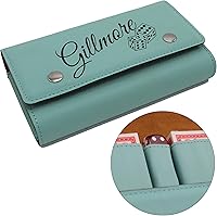 Vista 10 de Juego de cartas de juego personalizado y caja de regalo de dados – 2 cubiertas y 5 dados dentro del estuche (óxido)