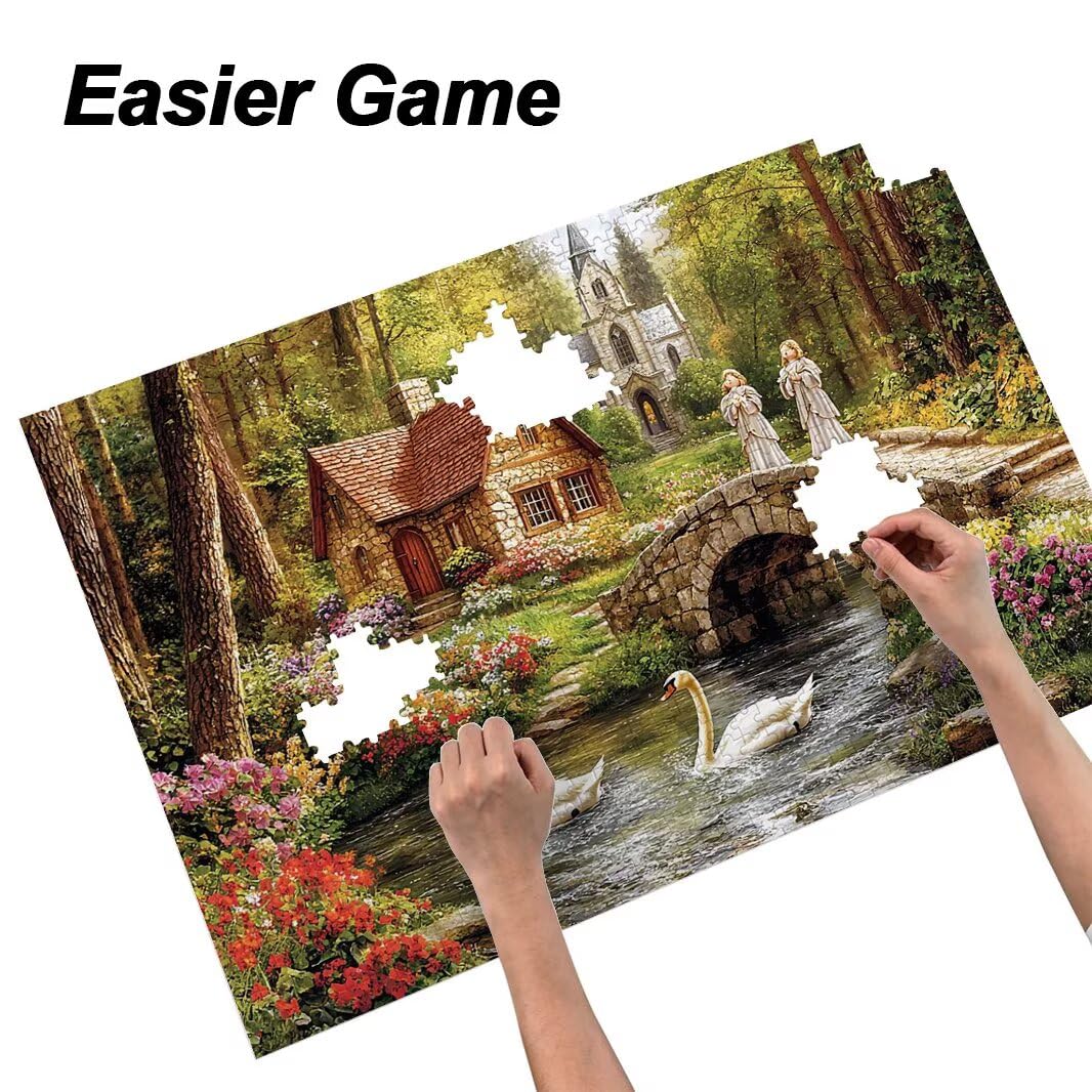 Puzzle 1500 Pezzi, Puzzle Foresta per Adulti, 87x57cm, Compact Box -4462
