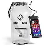 Earth Pak Waterproof Dry Bag with Zippered Pocket - Waterproof Dry Bag Backpack Keeps Gear Dry Kayak - Waterproof Phone Case