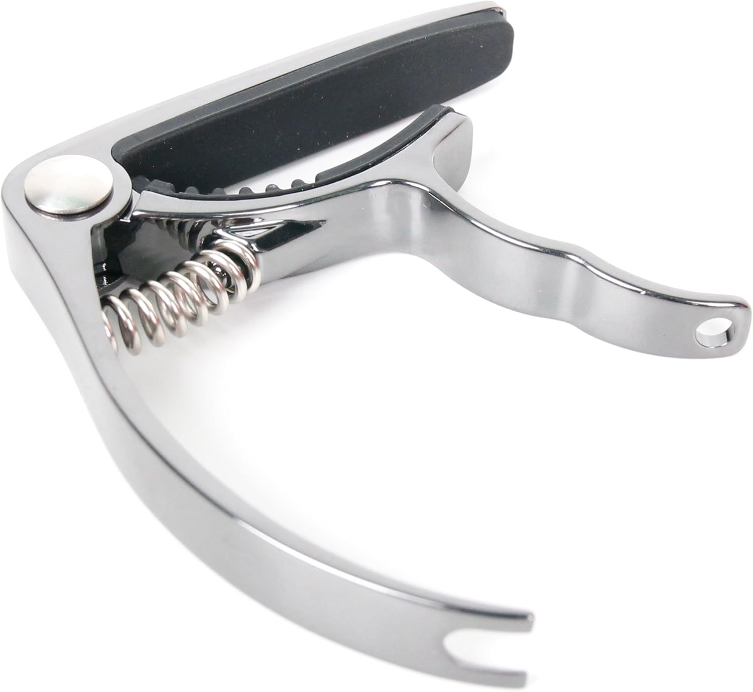 Bray Premium Range Chrome Universal Trigger Clamp Guitar Capo With Silicon Padding & Built-in Pin Puller for Gibson Ibanez