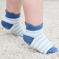 Vista 21 de Zaples - Calcetines altos hasta el tobillo para bebé con base antideslizante, unisex
