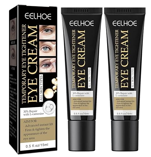 Crema de ojos reafirmante instantánea, crema de ojos temporal para tensar los ojos, crema de ojos para levantar los ojos, bolsas de ojos que se
