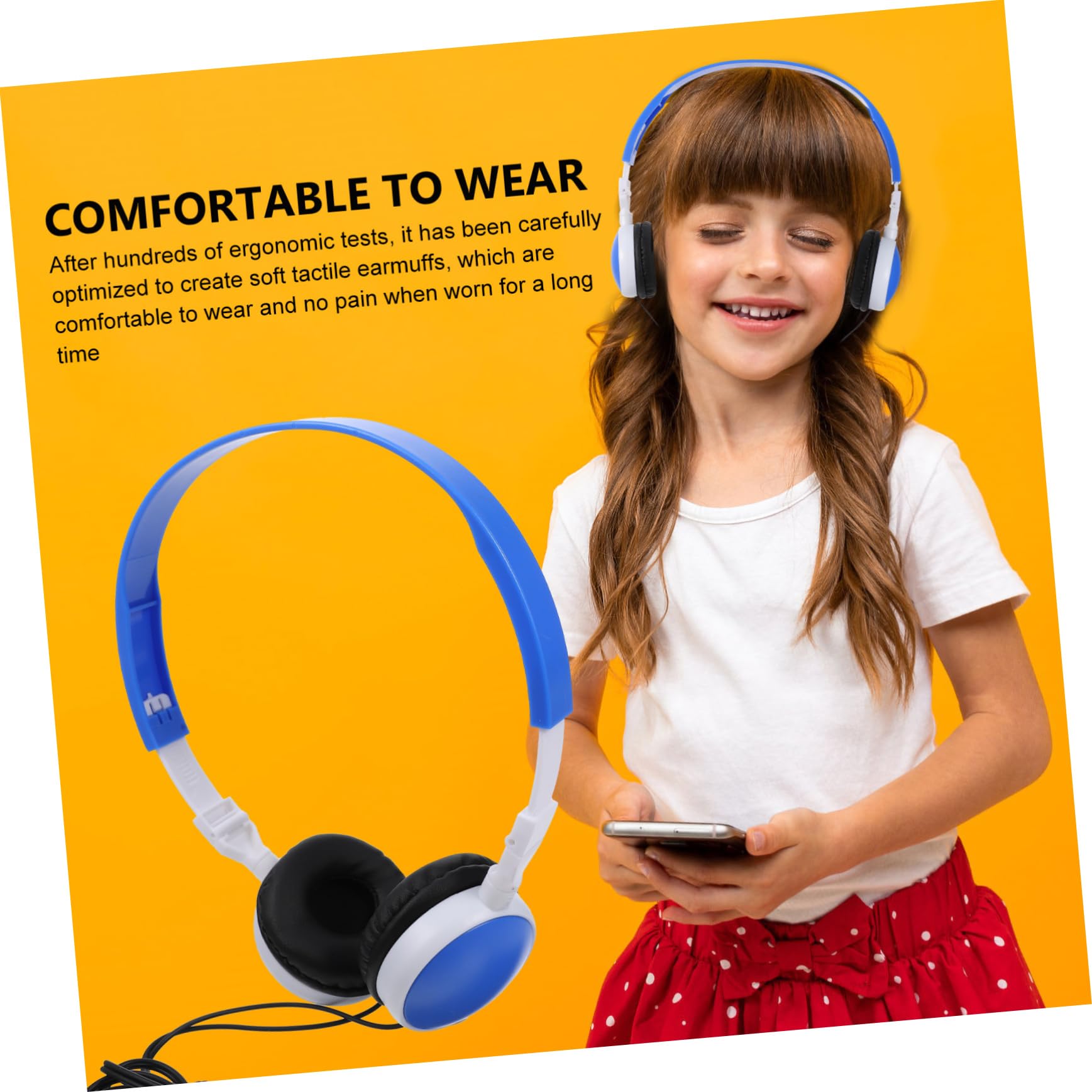 CAXUSD 1pc Children's Headphones Abs in-ear Toddler