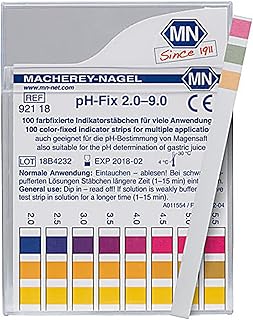 Macherey-Nagel, 92118, pH-Fix 2.0-9.0, Box of 100 Strips