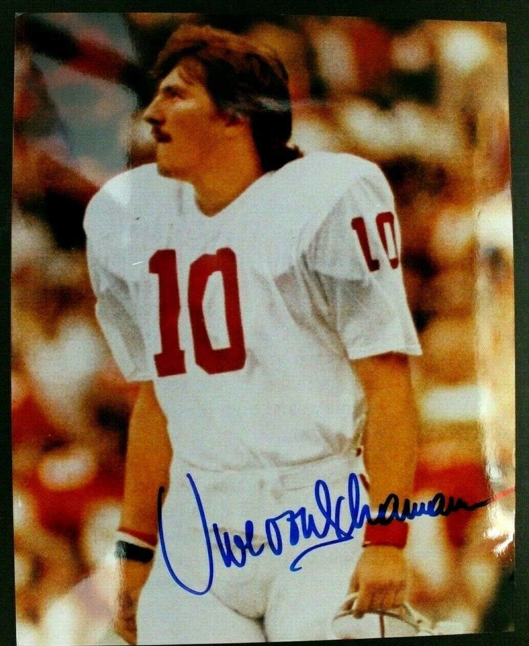 UWE VON SCHAMANN Dolphins Sooners OU Autographed Signed 8x10 Photo
