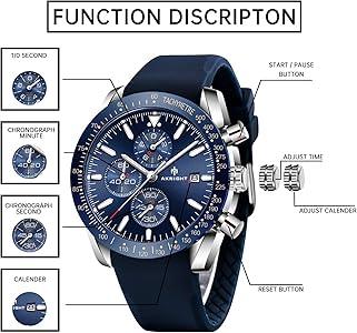Amazon.com: BENYAR AKNIGHT Mens Watches, Analog Quartz Chronograph Amazon.com: BENYAR AKNIGHT Mens Watches, Analog Quartz Chronograph