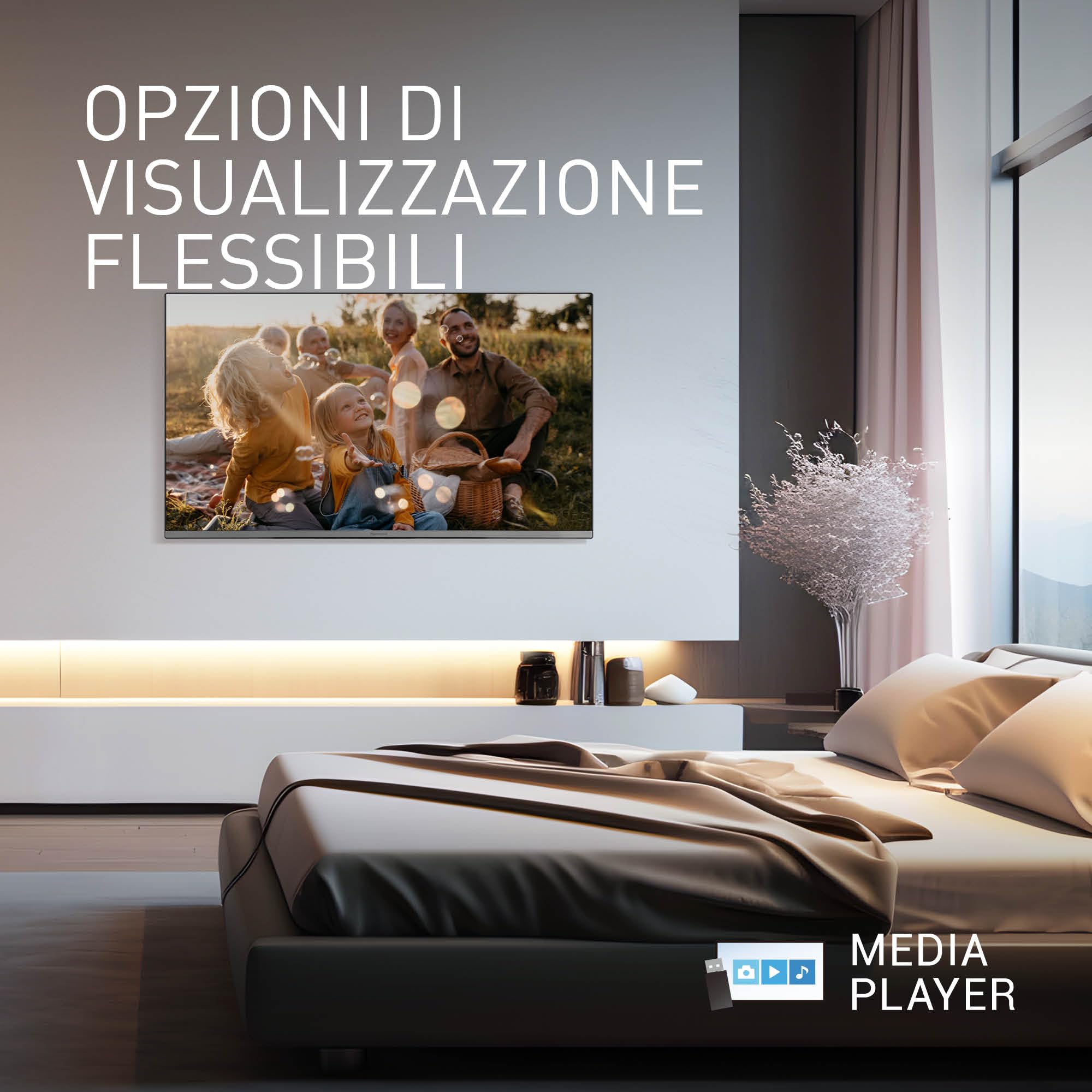 Panasonic TB-40S45AEZ, Serie S45 40 pollici Smart TV LED Full HD, 2024, TiVo, Controllo Vocale Google e Alexa, Game Mode, Media Player, HDR, HDMI, WLAN, Per un'Esperienza Visiva Ottimale | Google e Alexa, modalità gioco, lettore multimediale, HDR, HDMI, S