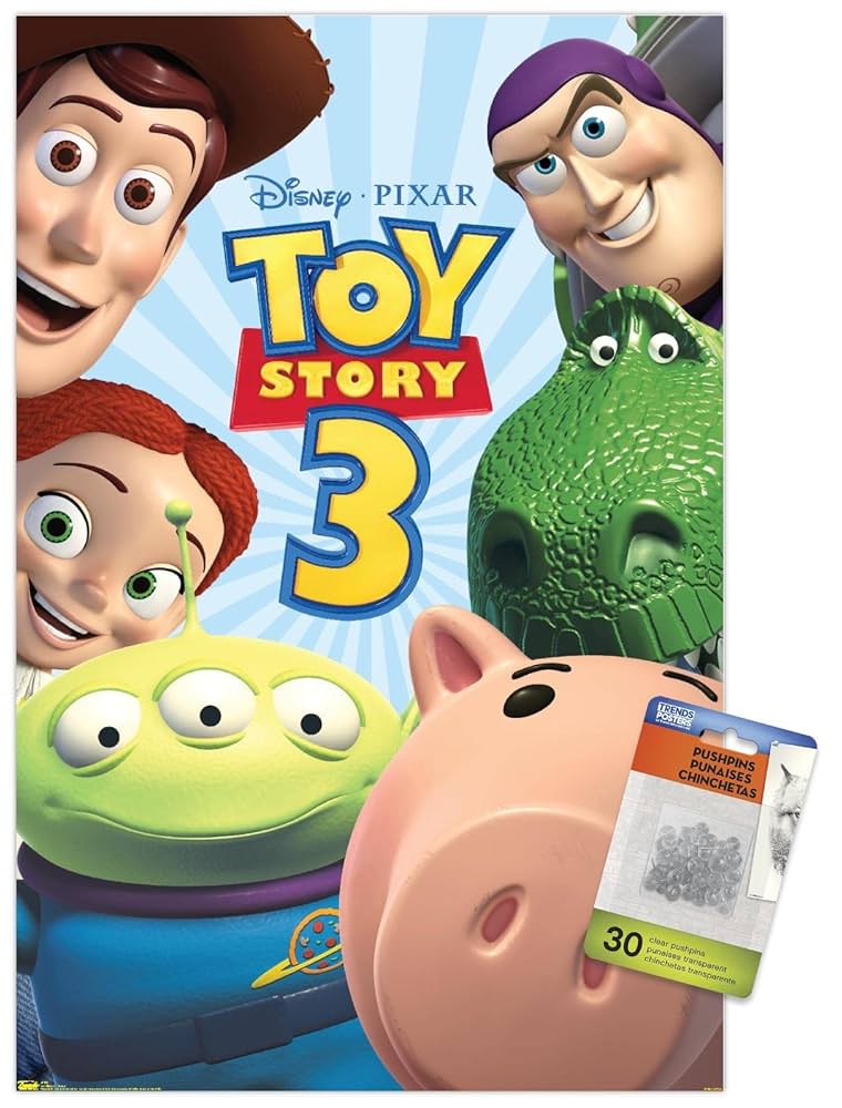 1枚のみ】トイストーリー3 フランス版ポスター ディズニー、ピクサー