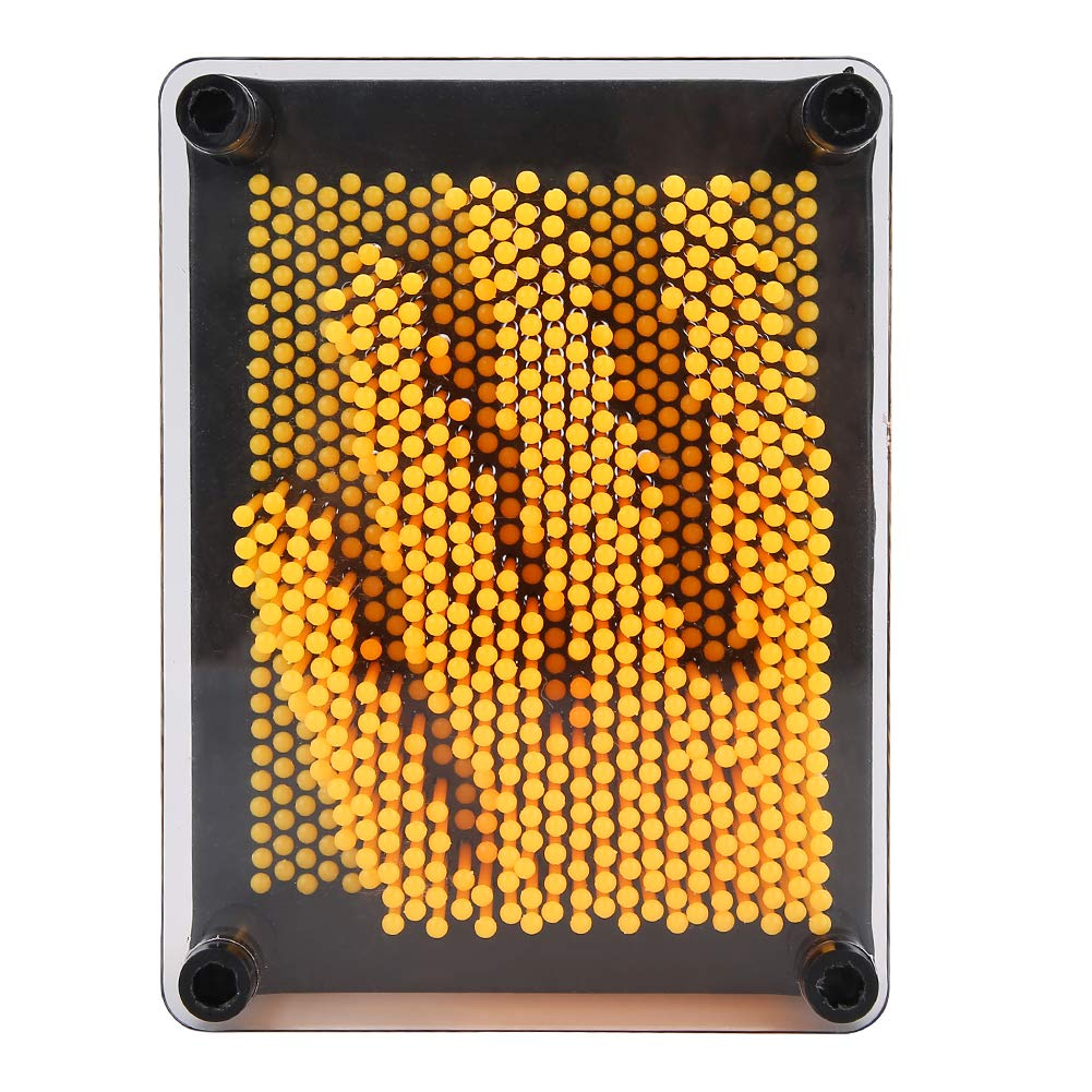 Giocattolo da Gioco 3D Pin Art, Bacheca in Plastica Impressione Scultura Ad Ago Giocattoli a Forma di Mano Modello Clone Sollievo Dallo Stress Giocattoli da Scrivania Decorazioni
