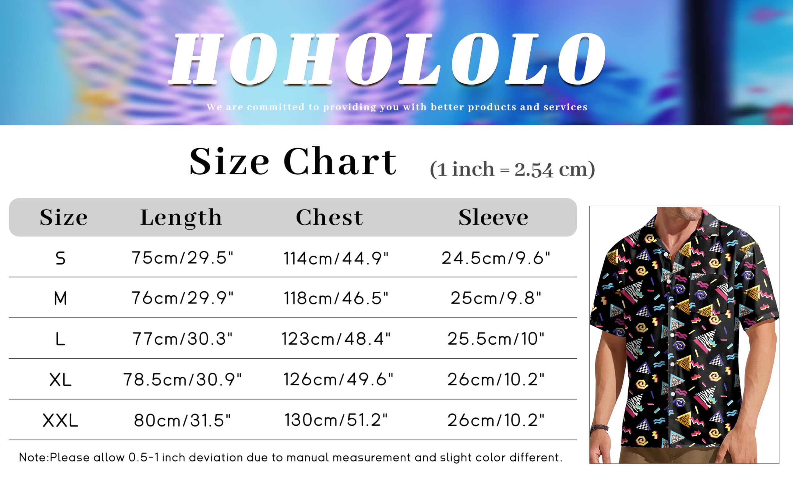 hohololo Camicia vintage anni '80 per uomo anni '70 discoteca camicia partito costume retrò classico hawaii camicia