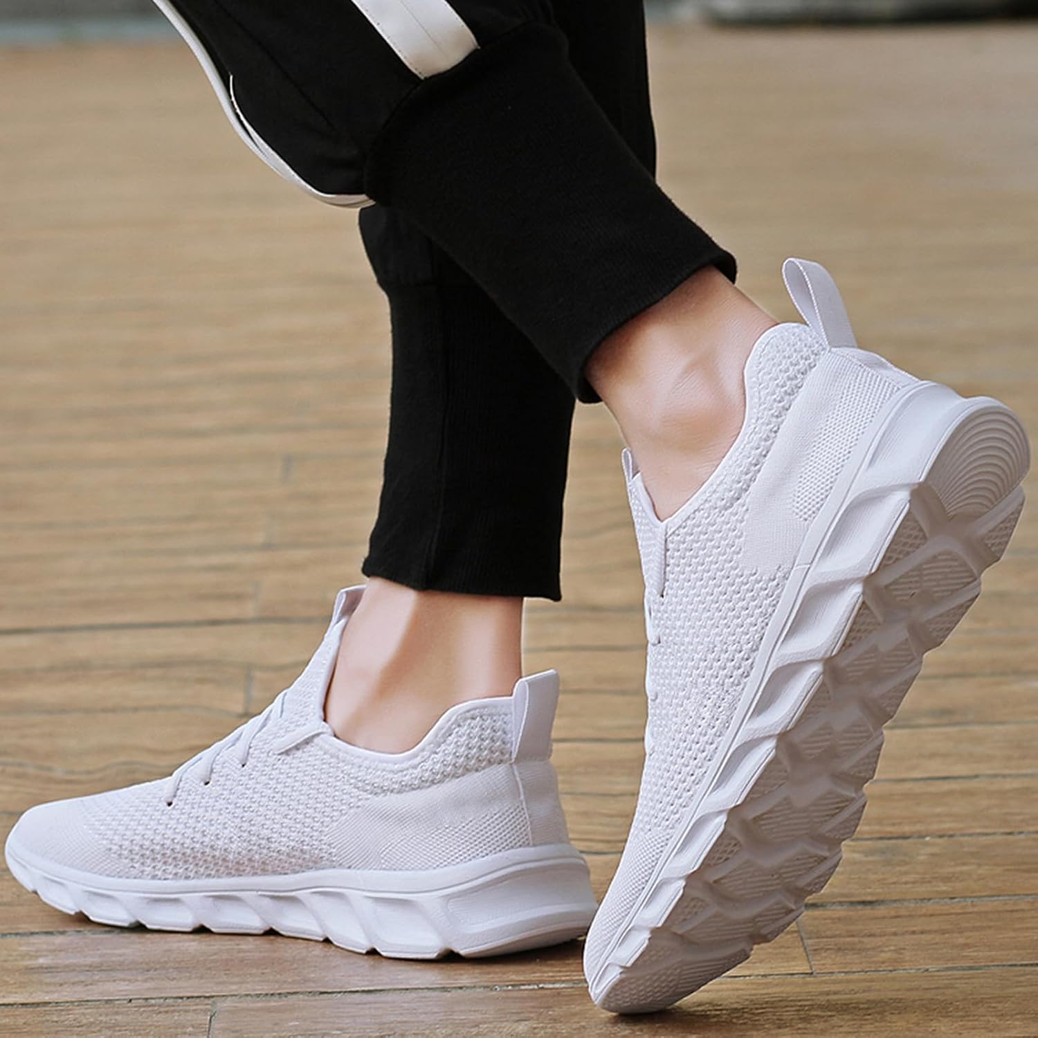 Mens Running Shoes Walking Tennis Sneakers Gym Workout Lightweight Breathable Athletic Shoes Non Slip Jogging Casual Fashion Sport Shoe - Image 2