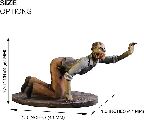 Miniatura 5 de Figura coleccionable  Figura de resina de fantasía para regalo, monja con pistola + figura pintada en miniatura de zombi escala 124 de 3.150 in