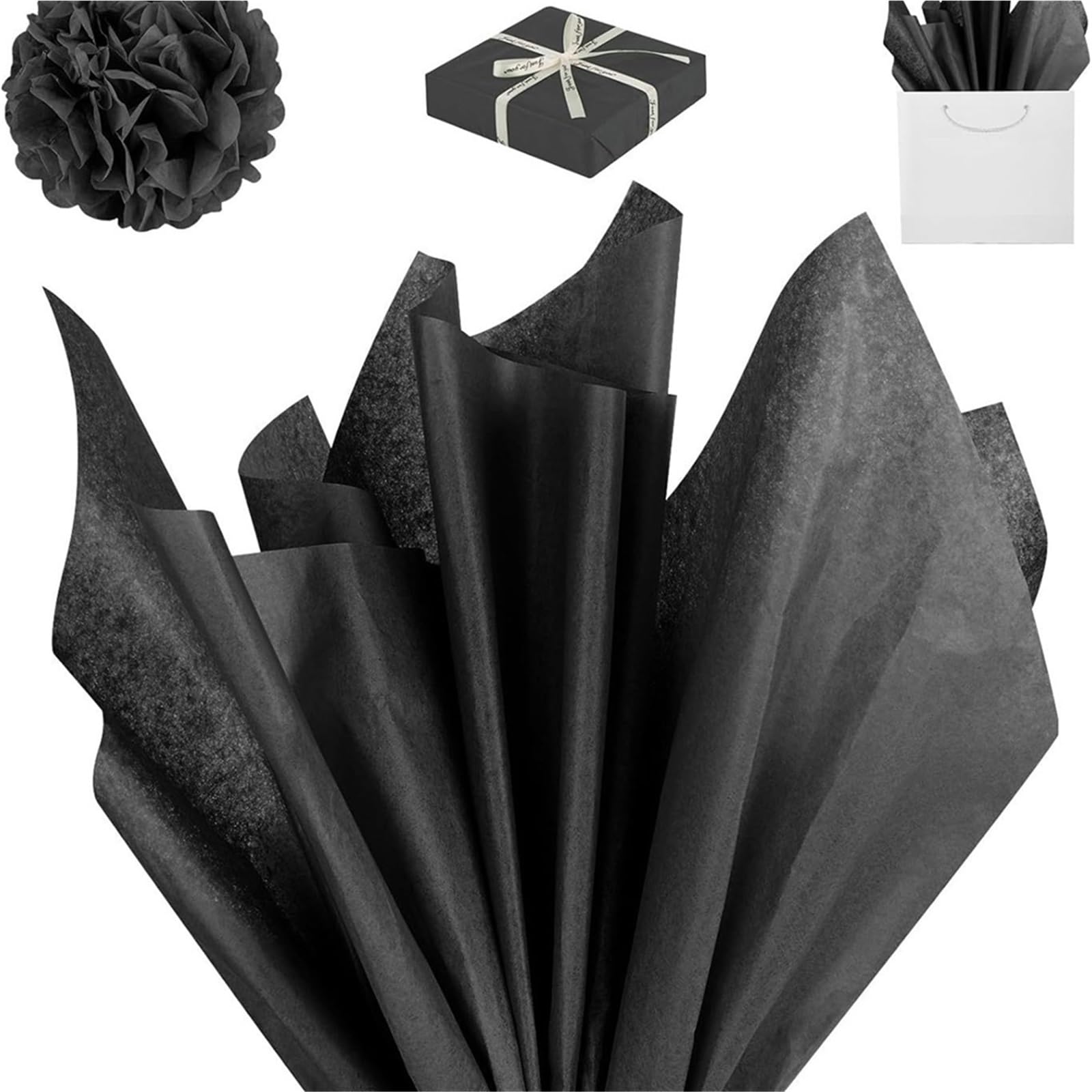 Seidenpapier Schwarzes Verpackungspapier