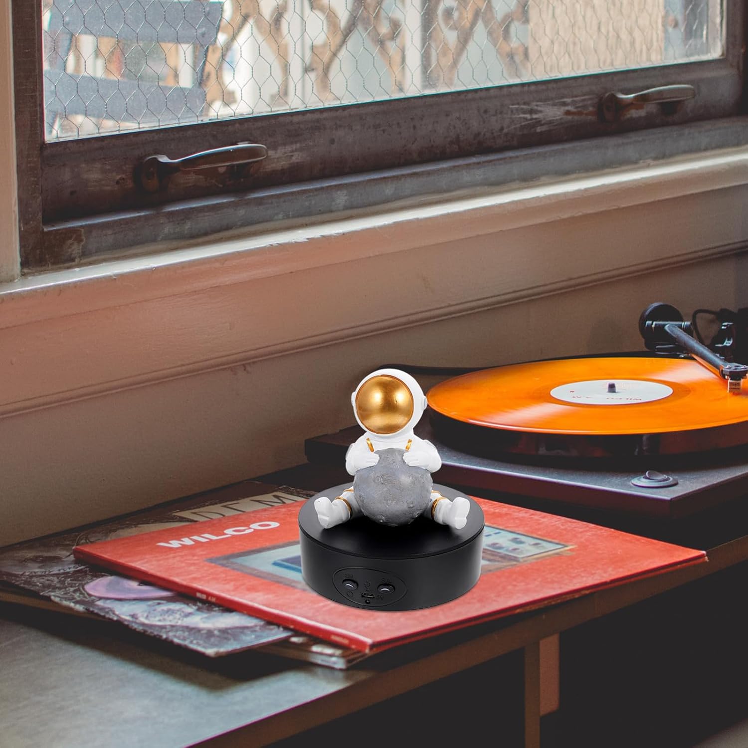 Lurrose Mini 360 Degree Silent Turntable Stand for Display