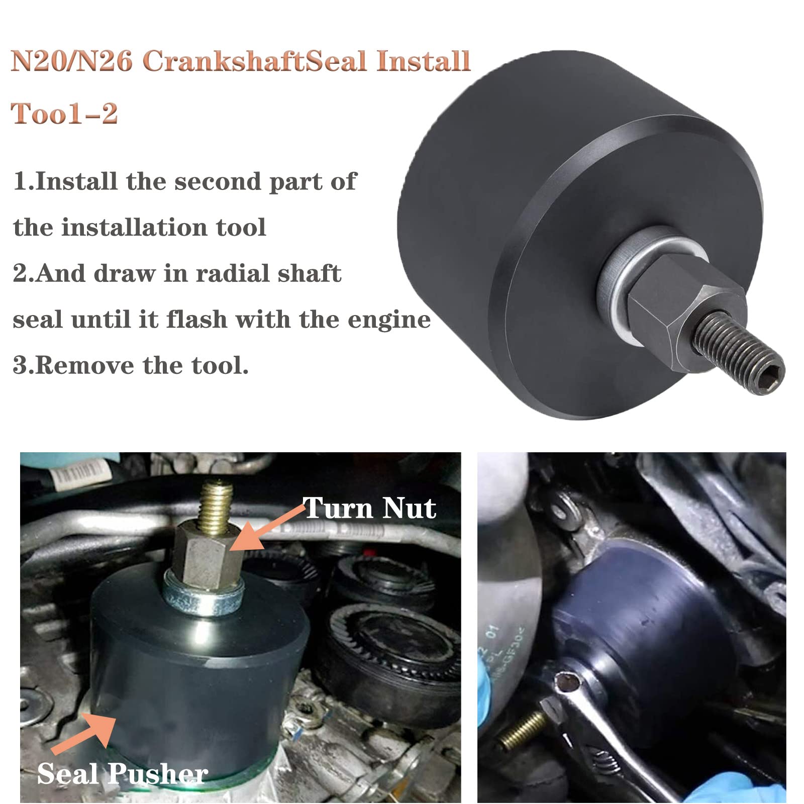 Amazon.com: CASTNOO 2241 Front Crankshaft Seal Remover & Installer