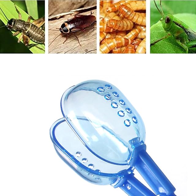 Foto 4 de 6 de Supkeyer Herramienta de alimentación 3 en 1, pinzas de alimentación para reptiles, abrazadera de cricket