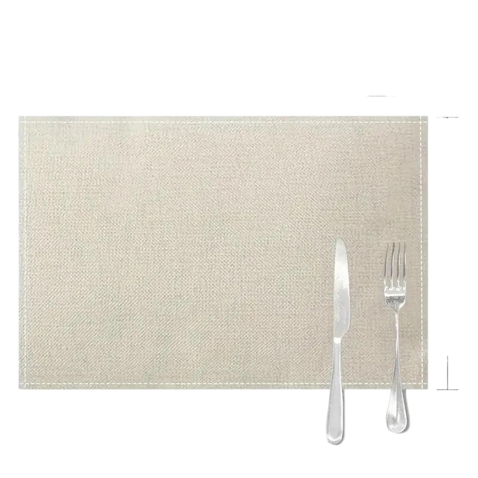 Sets de table tissés champêtres pour repas de famille chaleureux lot de 4