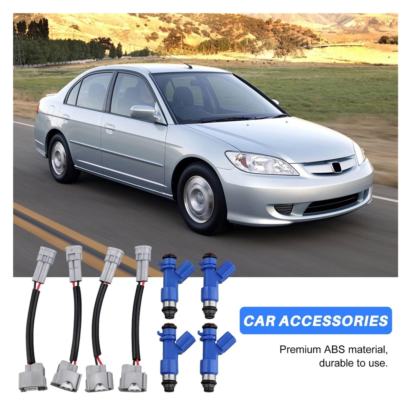 Fuel Injector Pasuje Do HONDA ACURA RDX RSX TSX INTEGRA CIVIC 4PCS 16450-RWC-A01 Dysza Wtryskiwacza Paliwa 410cc Wtryskiwacze paliwa samochodowego