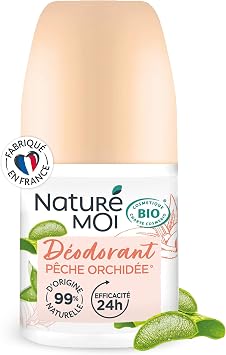 Naturé moi Déodorant Bille Pêche & Orchidée à l'Aloe Vera Bio