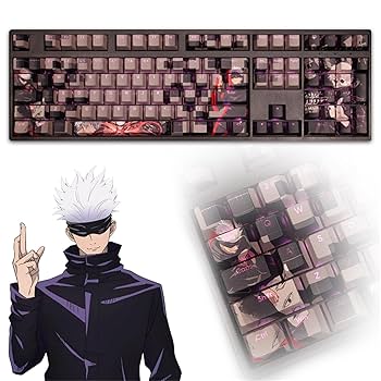 キーボード キャップ 呪術廻戦 五条悟 US配列 【残5限定】 キーボード キャップ 呪術廻戦 五条悟 US配列 【残5限定