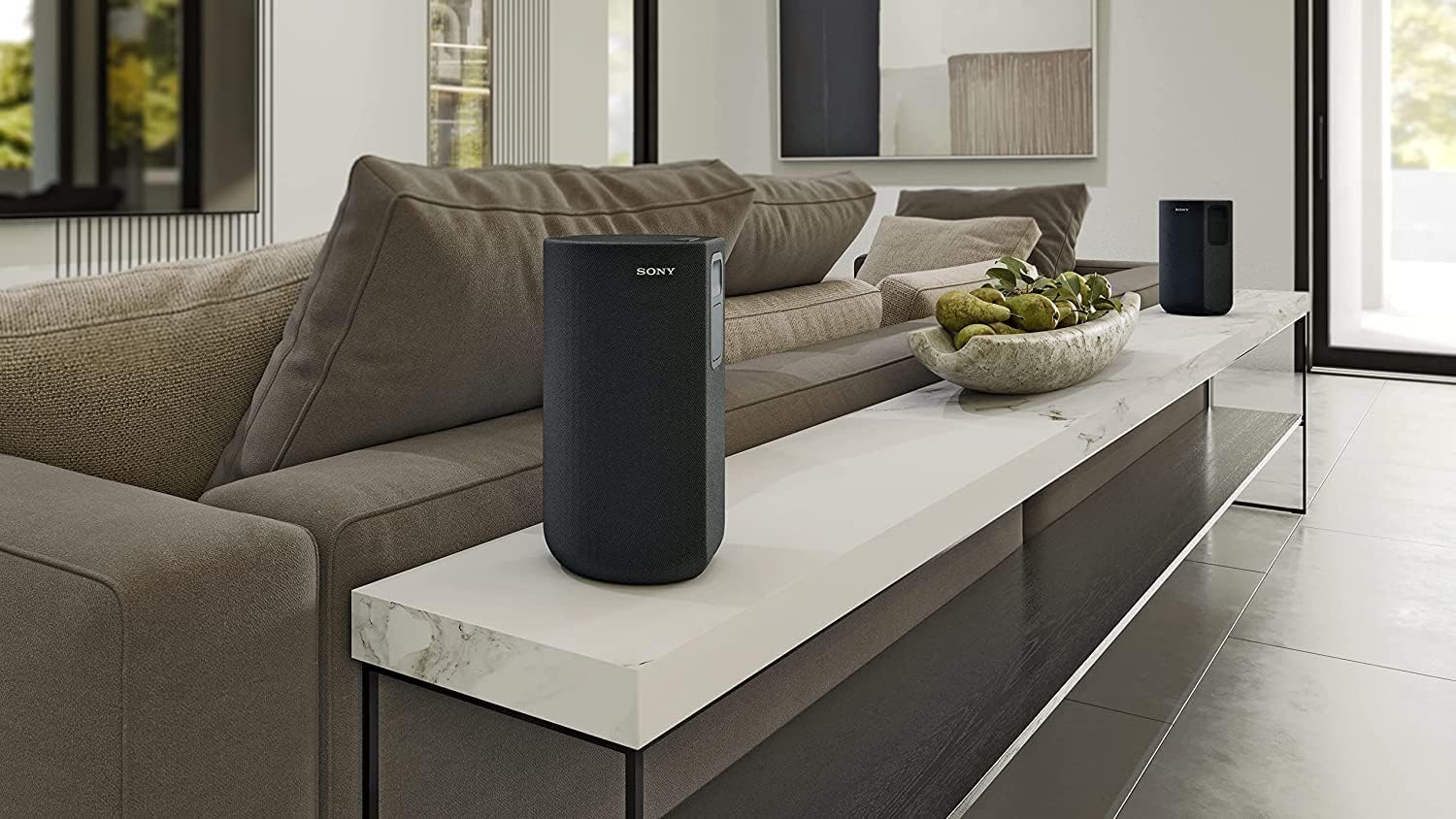 Sony STR-AN1000 7.2 CH 8K A/V Receiver: Dolby Atmos, DTS:X, Bluetooth, WiFi, Google Chromecast, Spotify Connect, HDMI 2.1 and SA-RS5 Wireless Rear Speakers, Built-in Battery for HT-A7000/A5000/A3000