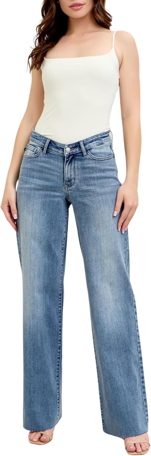Judy Blue V-Front Baggy Jean, Inseam 33" - Image 3