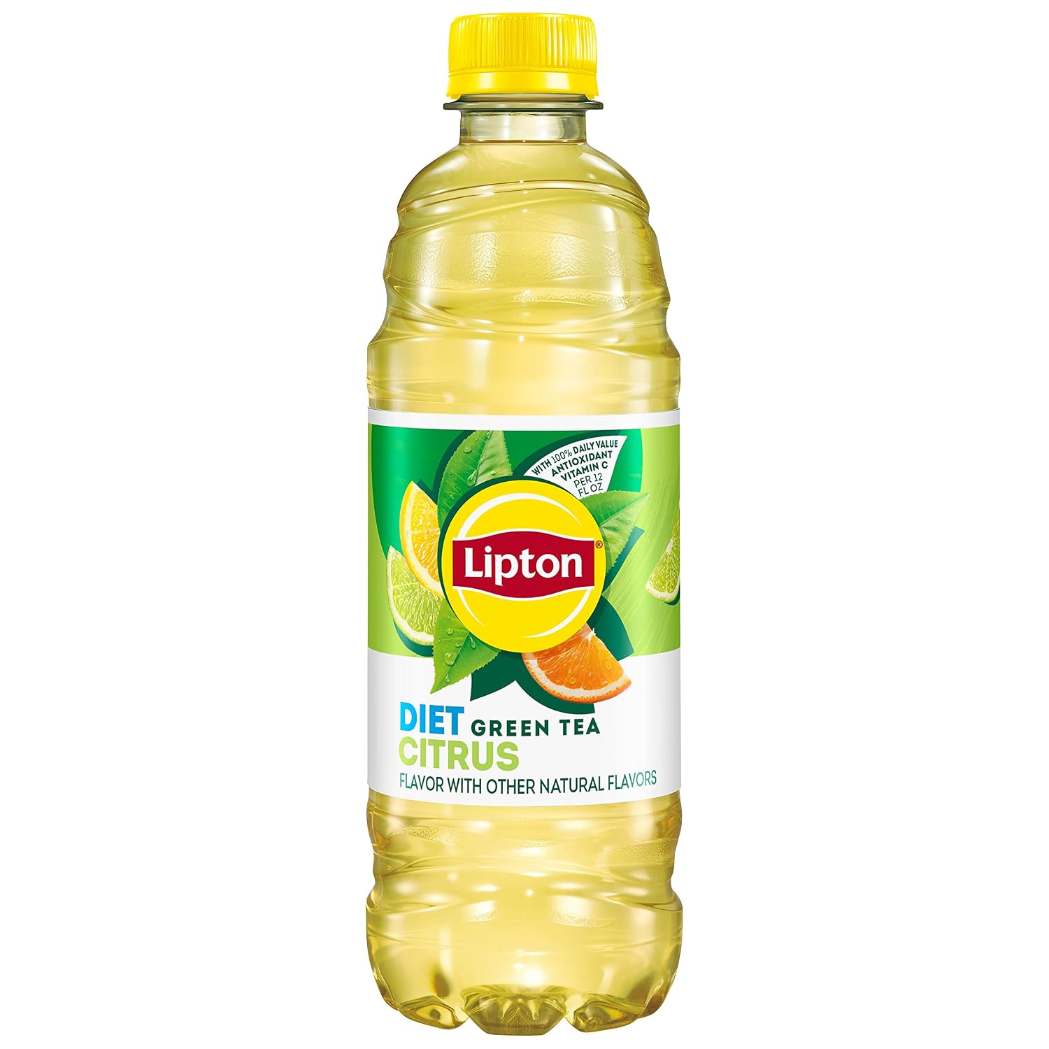 Lipton Diet Green Tea with Citrus, 16.9 Fl Oz (Pack of 12)