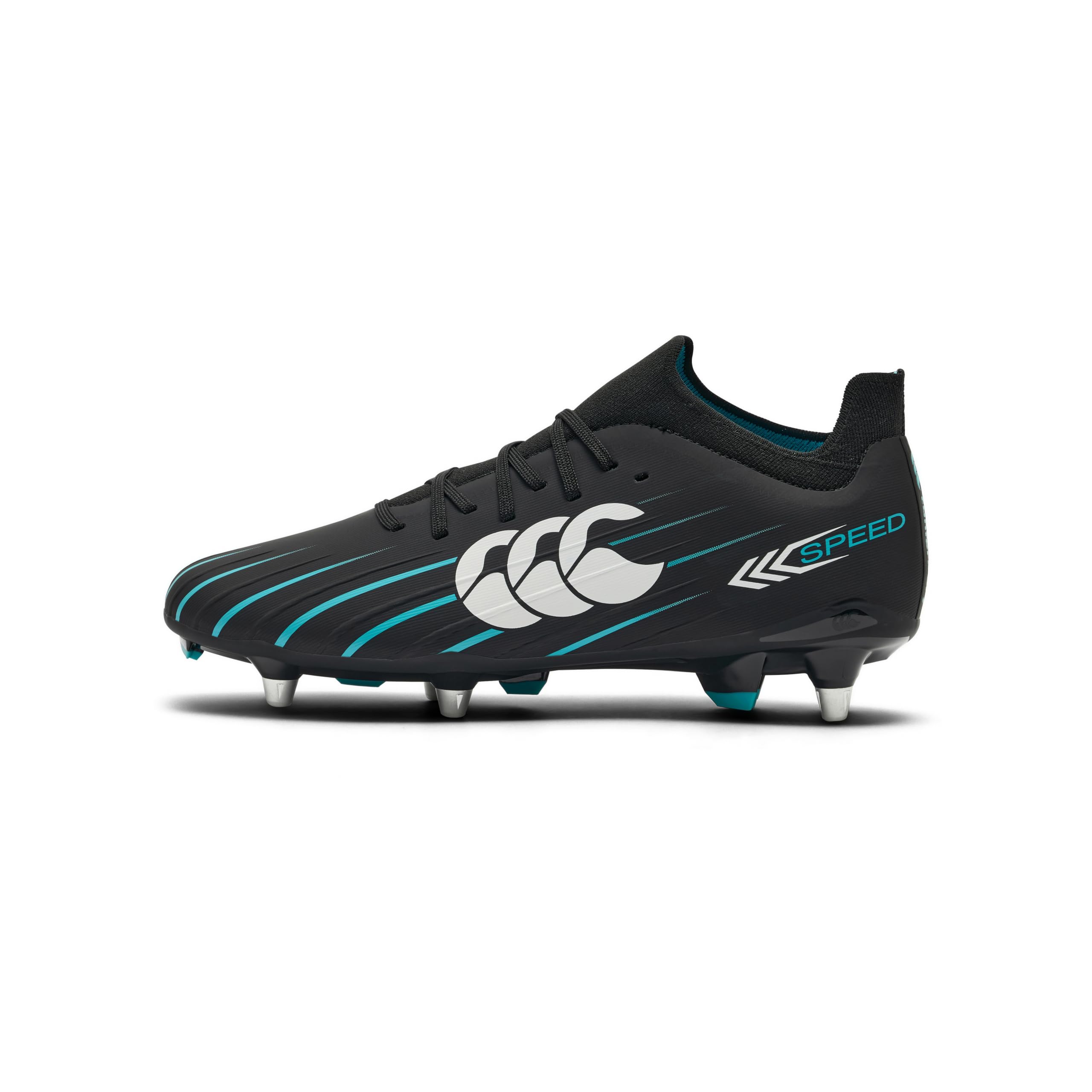 Canterbury Men's Black Speed Rugby Boot in Size 7, Sports Direct