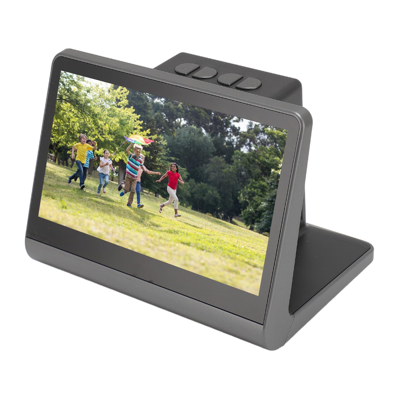Scanner per Pellicole Digitali, Scanner per Pellicole e Diapositive con Display LCD HD da 7 Pollici con luminosità Regolabile per la Casa, Converte Negativi e Diapositive in
