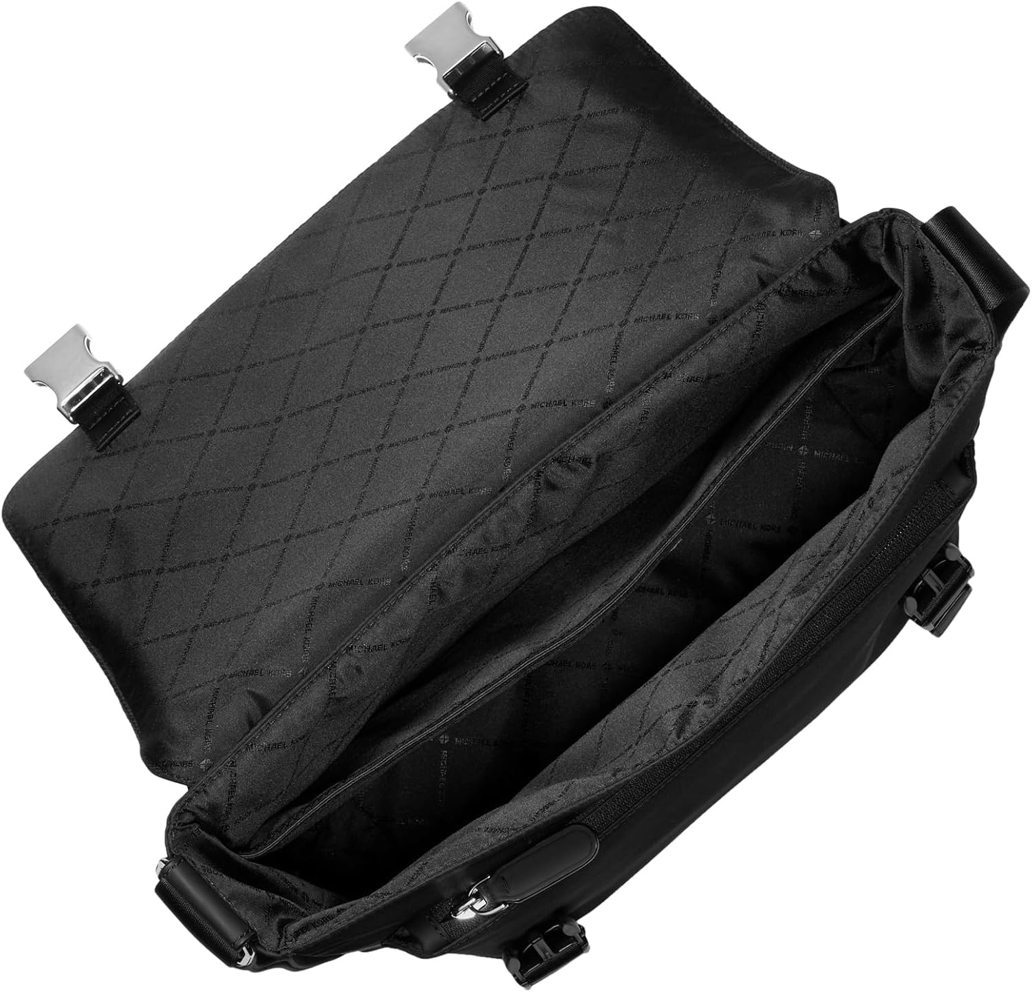 Michael Kors Unisex Malone Signature Logo Cargo Messenger Bag - Image 3